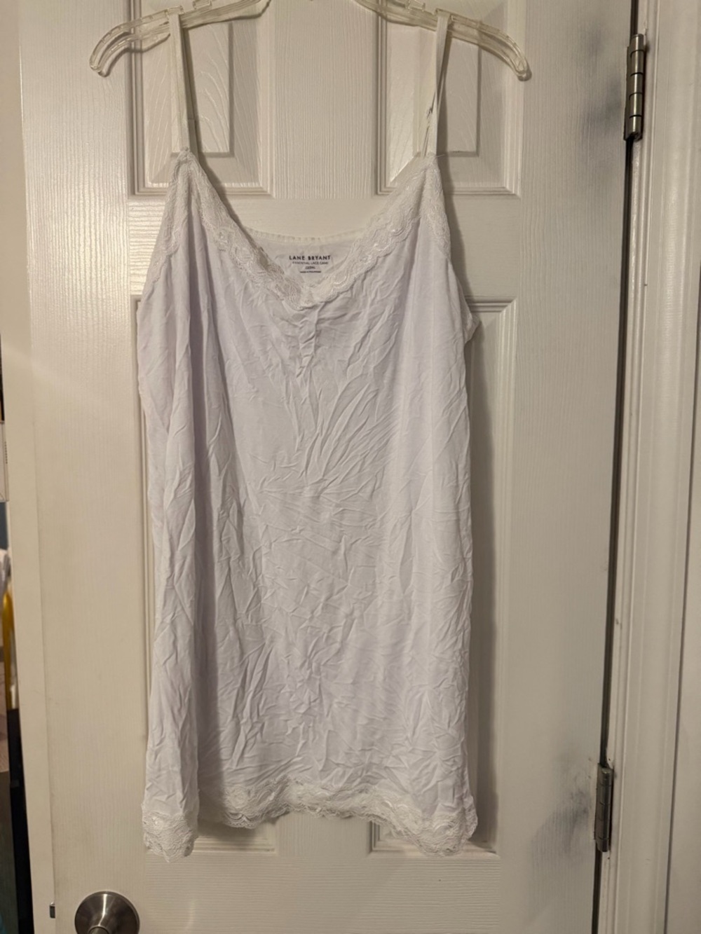 Lane Bryant White Lace Cami